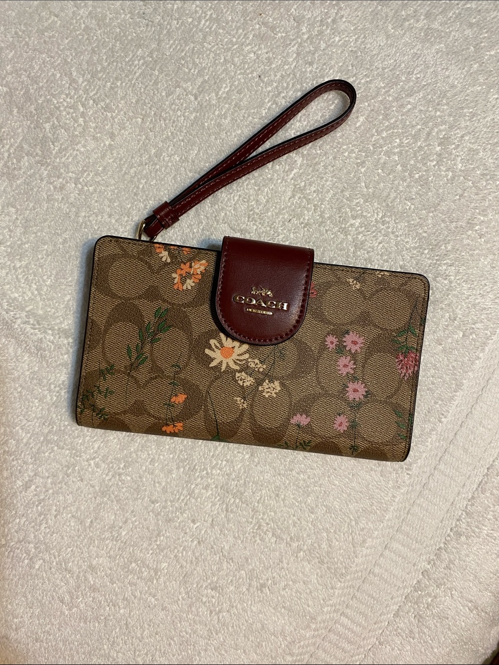 Coach Phone Wristlet
